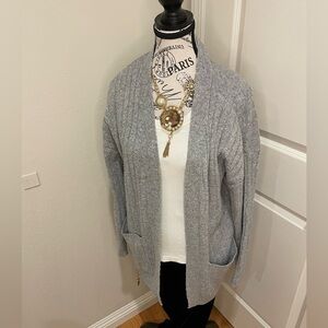 Gray Women's Sweater Beachy Vibe and Elegant
